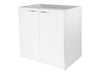 2 Door Base Cabinet with sink back