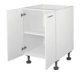 2 Door Base Cabinet with sink back