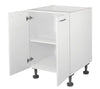 2 Door Base Cabinet with sink back