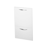 Pull-Out Rubbish Bin Cabinet WHITE DRAWER FRONTS ONLY