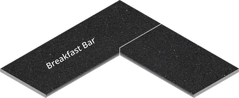 L-Shaped w/ Left Breakfast Bar and Join