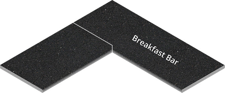 L-Shaped w/ Right Breakfast Bar and Join