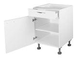 1 Door, 1 Drawer Base Cabinet with Adjustable Feet