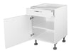 1 Door, 1 Drawer Base Cabinet with Adjustable Feet
