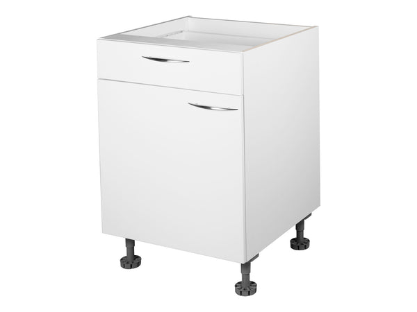 1 Door, 1 Drawer Base Cabinet with Adjustable Feet