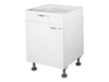 1 Door, 1 Drawer Base Cabinet with Adjustable Feet