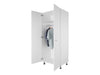 2 Door Tall Wardrobe Cabinet