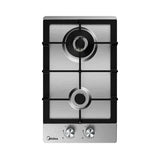 Midea 30cm 2 Burner S/S Gas Cooktop