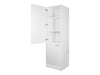 Split 2 Door Tall Cabinet with Integrated Toe Kick