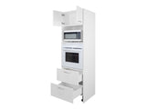 2 Door Tall Oven Microwave Tower