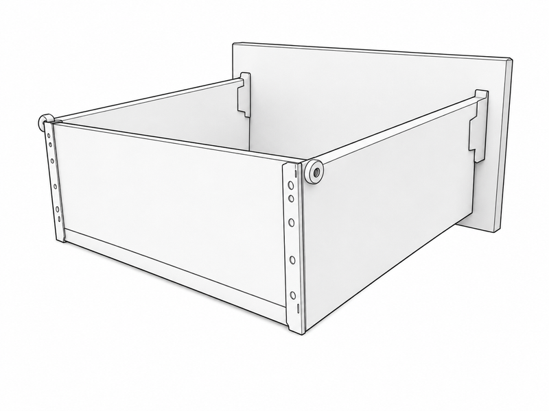 How to assemble a standard wardrobe drawer