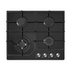 Midea 60cm 4 Burner Gas Cooktop Black Glass