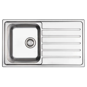 Mercer Urban Single Sink with Drainer (UBD35.41)