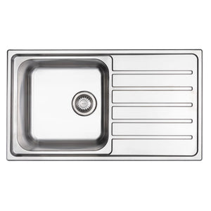 Mercer Urban Single Sink with Drainer (UBD40.41)