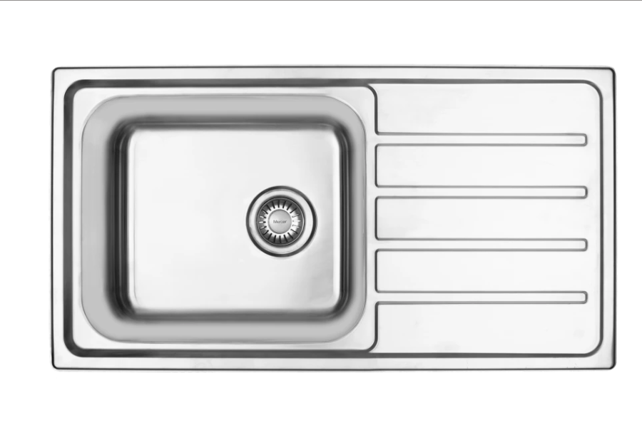 Mercer Urban Single Sink with Drainer (UBD41.35)