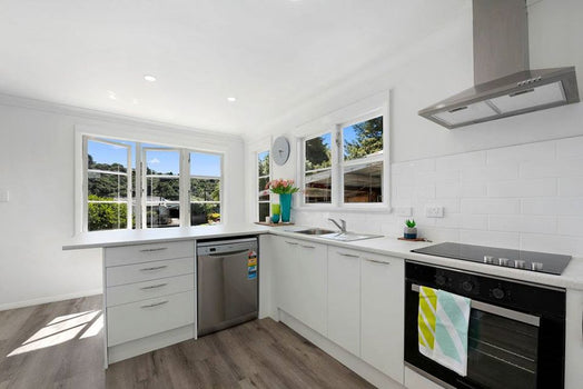 Get started with a smaller kitchen like this one.