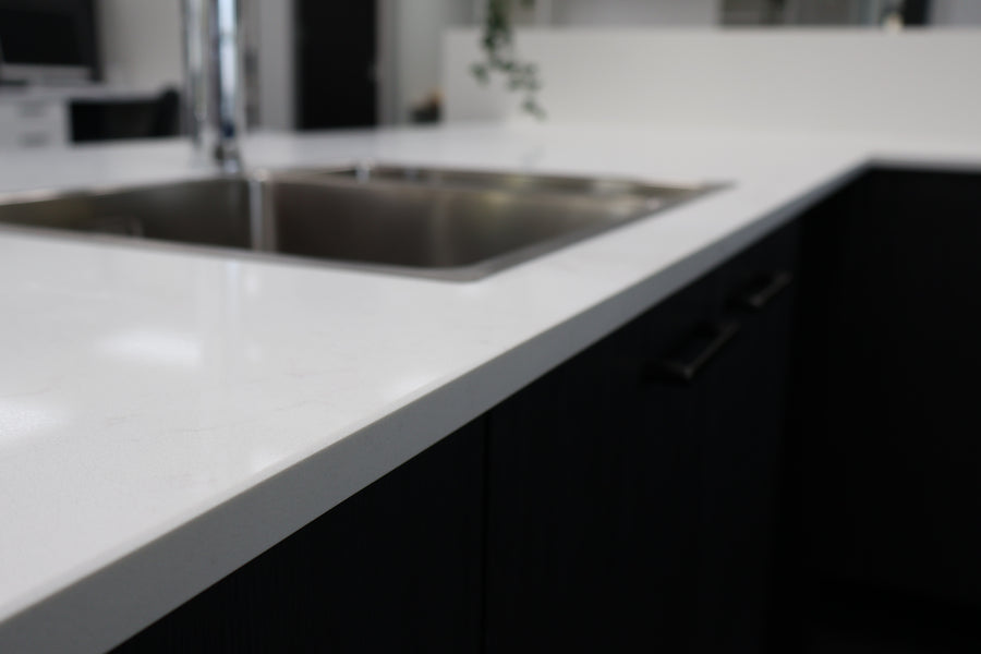 Stone benchtop in a kitchen
