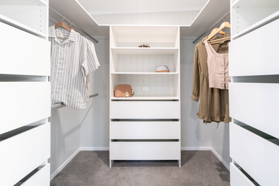 Wardrobe storage cabinetry