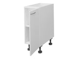 1 Door Base Cabinet with sink back WHITE FRONTAGE ONLY