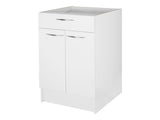 2 Door, 1 Drawer Base Cabinet COLOUR FRONTAGE ONLY