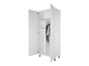 2 Door Tall Wardrobe Cabinet with Shelves COLOUR