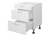 3 Drawer Base Cabinet WHITE FRONTAGE ONLY