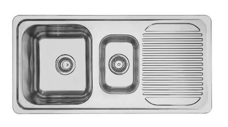 Mercer Horizon 1 1/2 Bowl Sink with Drainer (EH201)