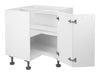 Corner Base Cabinet WHITE FRONTAGE ONLY