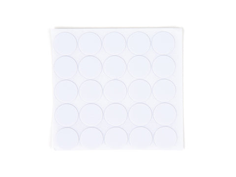 Self-Adhesive Screw Cover Caps - White