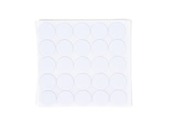 Self-Adhesive Screw Cover Caps - White